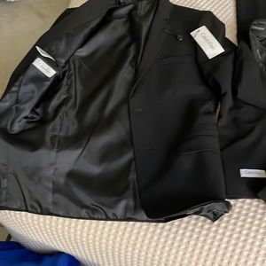 Black Calvin Klein Boys Suit